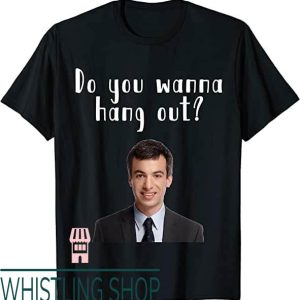 Smiling Face Nathan Fielder T-Shirt Do You Wanna Hang Out