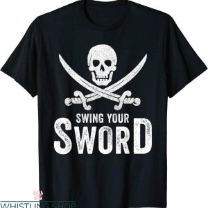 Swing Your Sword T-Shirt Vintage Mississippi State Pirate