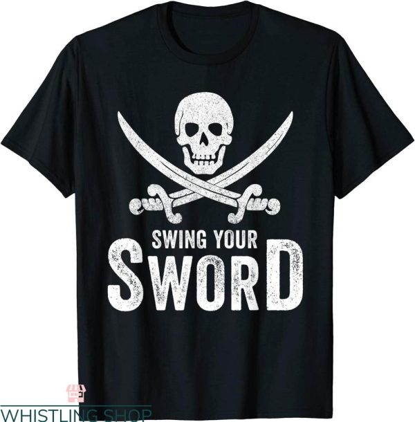 Swing Your Sword T-Shirt Vintage Mississippi State Pirate