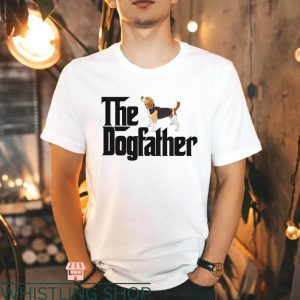 The Dogfather T-shirt Beagle Dad Dog T-shirt