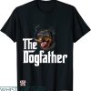 The Dogfather T-shirt Cool Rottweiler Dog T-shirt