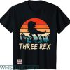 Three Rex T Shirt 3rd Birthday Shirt Third Dinosaur