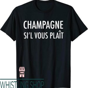Veuve Clicquot T-Shirt Sil Vous Plait Please French Wine
