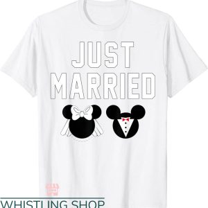 Wifey And Hubby T-shirt Disney Bridal Just Married T-shirt