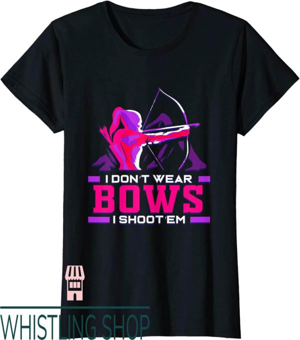 Womens Archery Girl Gift for Woman Archer Bow and Arrow Hunter Lady T-Shirt