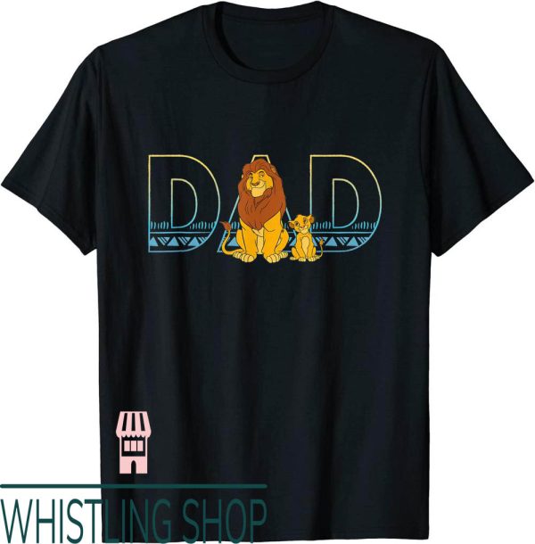 Worlds Greatest Dad T-Shirt Disney Lion King Simba Mufasa