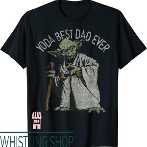 Worlds Greatest Dad T-Shirt Star Wars Yoda Best Ever Graphic