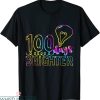 100 Days Brighter T-Shirt Tie Dye Student Happy 100th Day