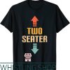 2 Seater T-Shirt Distressed Funny Gag Dad Joke Meme Gift