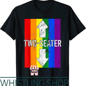 2 Seater T-Shirt Rainbow LGBTQ