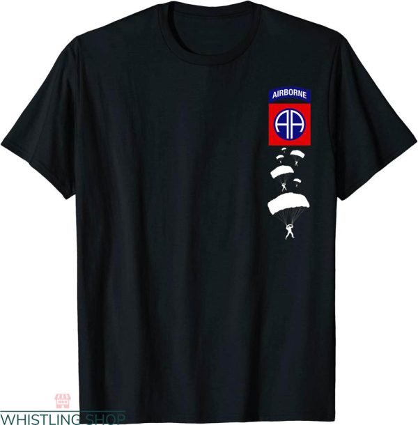 82nd Airborne T-shirt US Army Division Veteran Paratrooper