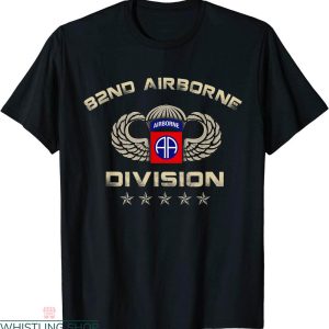 82nd Airborne T-shirt US Army Division Veteran Soldier Retro