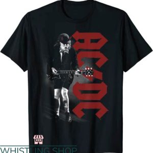 AC DC Concert T-shirt AC DC Angus Rockin T-shirt