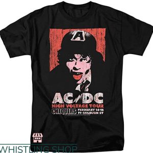AC DC Concert T-shirt AC DC High Voltage Tour T-shirt
