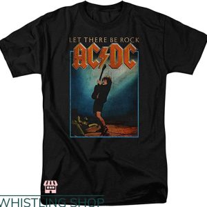 AC DC Concert T-shirt AC DC Let There Be Rock T-shirt