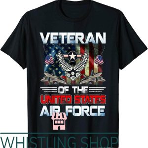 Air Force Veteran T-Shirt Of The US Vintage Patriotic USAF