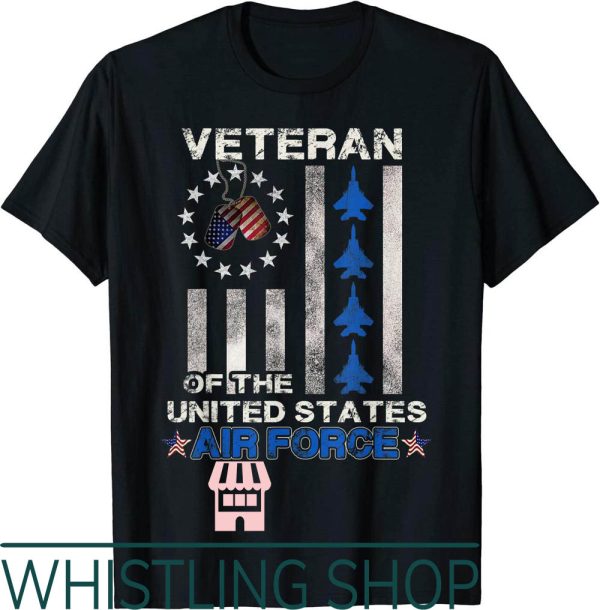 Air Force Veteran T-Shirt Of The United States US