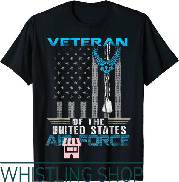 Air Force Veteran T-Shirt Of The United States US USAF