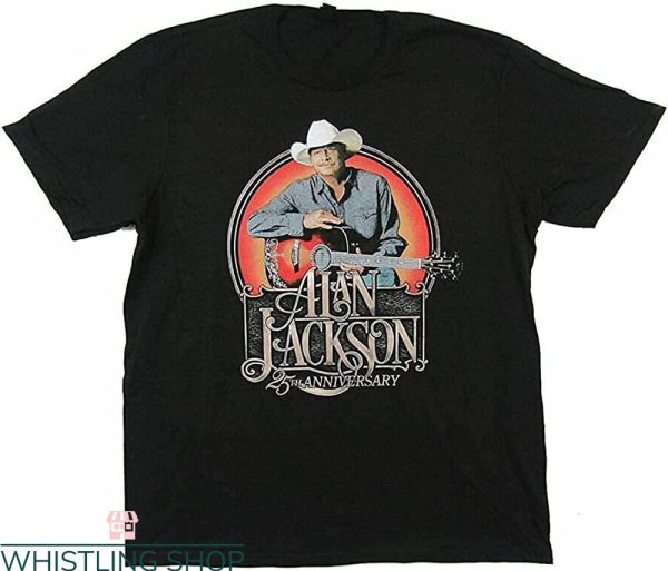 Alan Jackson T-Shirt 25th Anniversary Country Music Tee