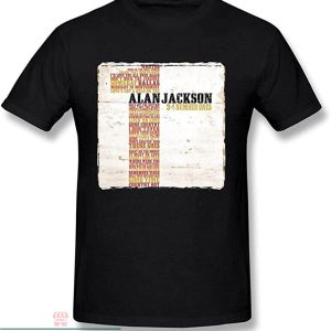 Alan Jackson T-Shirt 34 Number Ones Country Music Tee
