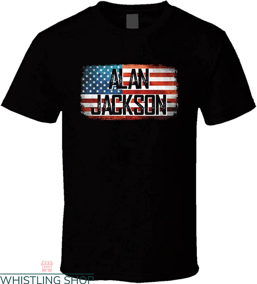 Alan Jackson T-Shirt American Pride Country Music Concert
