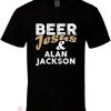 Alan Jackson T-Shirt Beer Jesus And Alan Jackson Cool