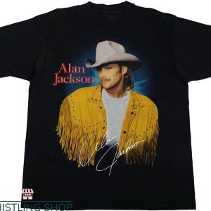 Alan Jackson T-Shirt Concert Tour Signature Country Music