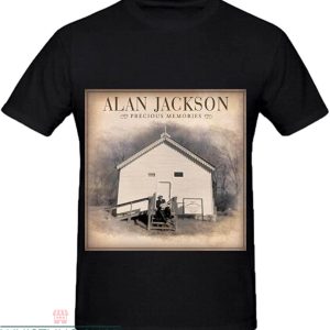 Alan Jackson T-Shirt Precious Memories CD Hits Art Tee