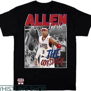 Allen Iverson Slam T-shirt Allen Iverson The Answer T-shirt