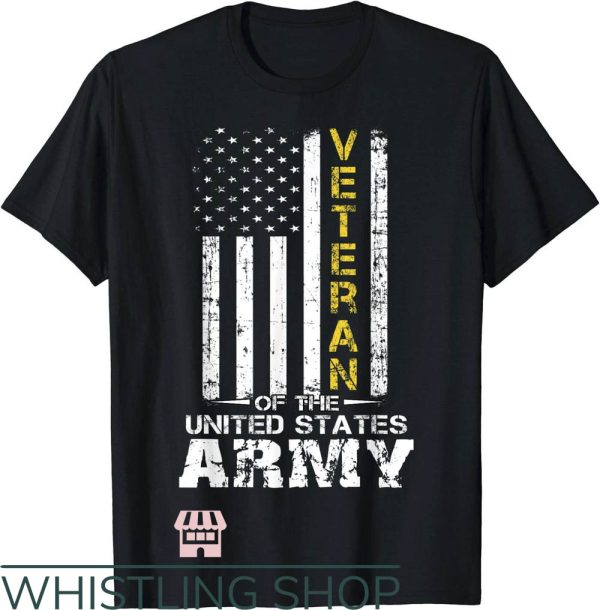 Army Pt T-Shirt Veteran of United States Army Pt T-Shirt