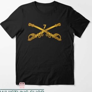 Army Unit T Shirt 7th Cavalry Branch Gift Lover Shirt