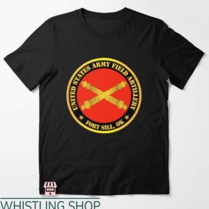 Army Unit T Shirt US AUS Army Field Artillery Tee Shirt