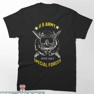 Army Unit T Shirt US Army Special Forces Dive Unit