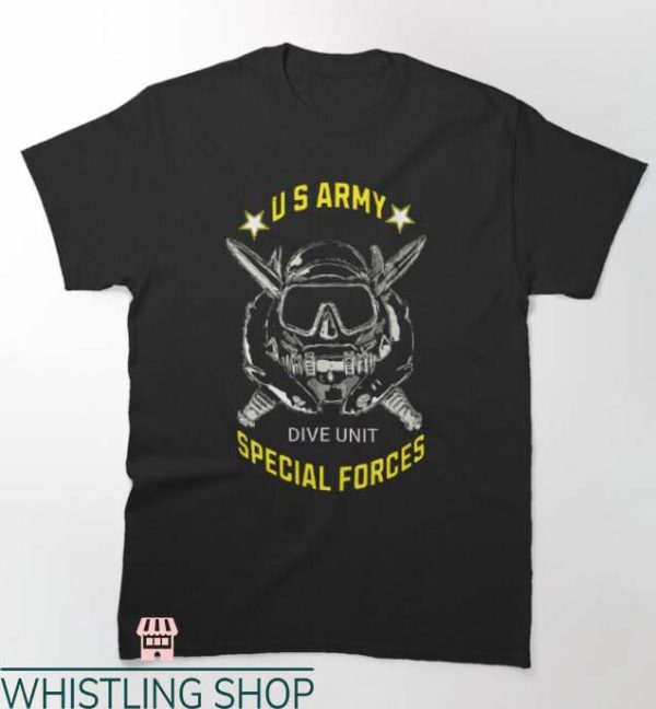 Army Unit T Shirt US Army Special Forces Dive Unit