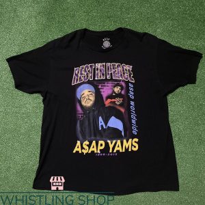 Asap Yams T-Shirt Rest In Peace World Wide 1988 – 2015