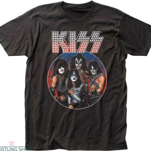 Authentic Vintage Rock T-shirt 70s Kiss Rock Bands Metal