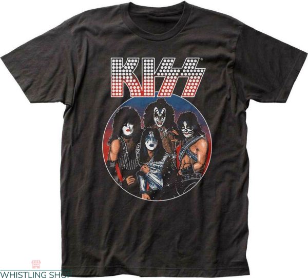 Authentic Vintage Rock T-shirt 70s Kiss Rock Bands Metal