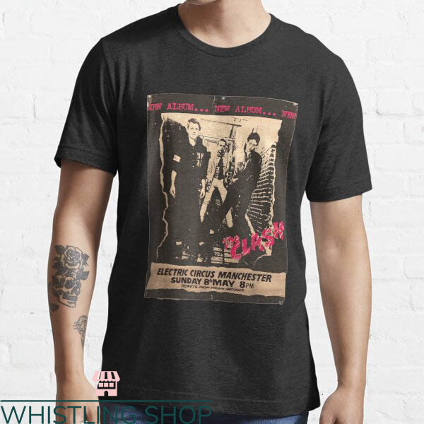 Authentic Vintage Rock T-shirt 70s Rock Band Music The Clash