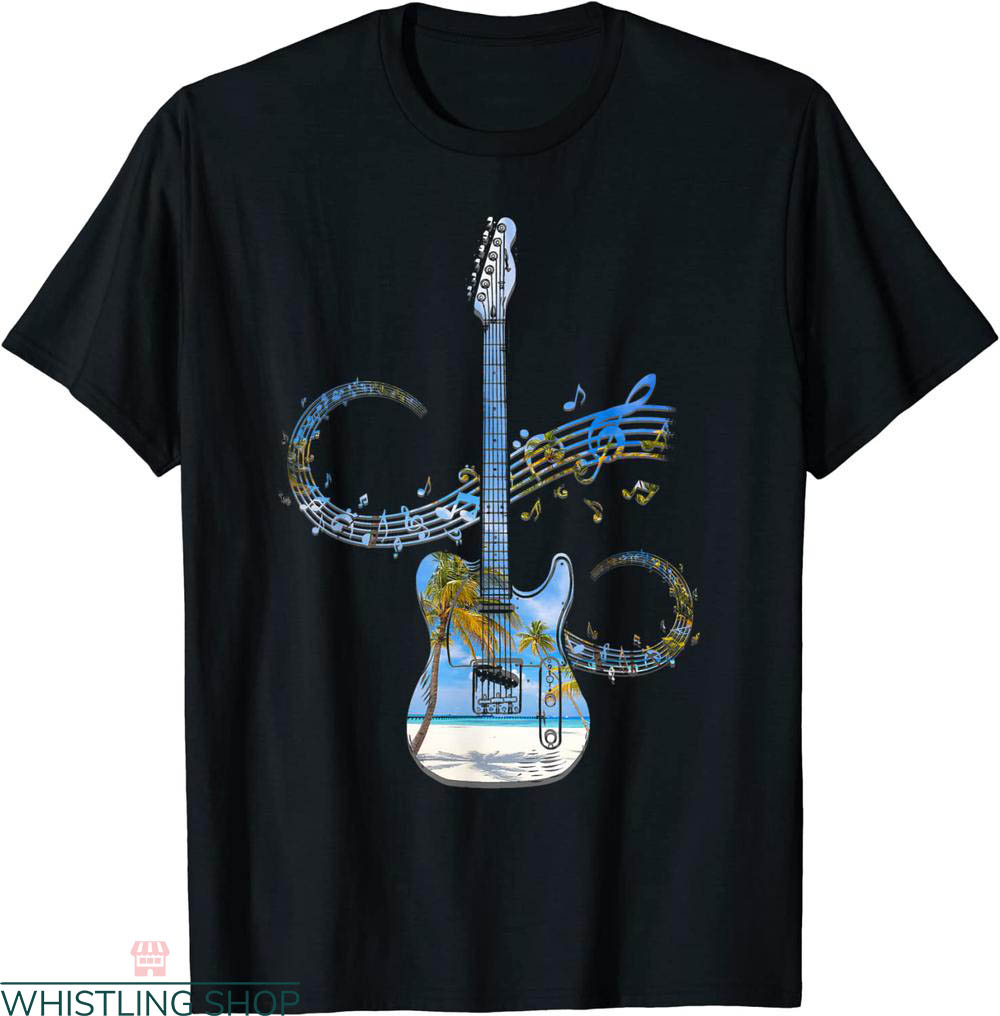 Authentic Vintage Rock T-shirt Guitar Rock N Roll Instrument