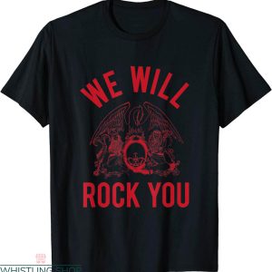 Authentic Vintage Rock T-shirt Queen Logo We Will Rock You