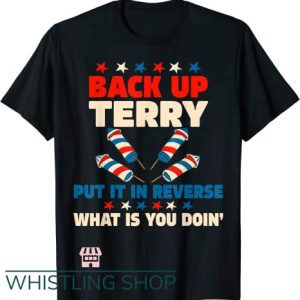 Back Up Terry T Shirt 4th Fireworks Terry