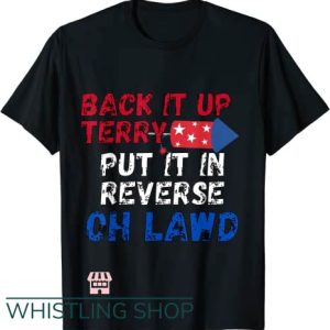 Back Up Terry T Shirt 4th of July Shirts for Men
