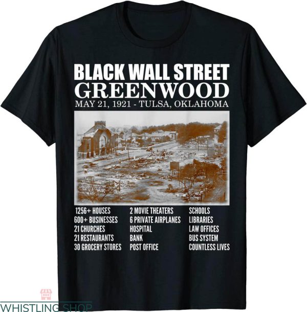 Black Wall Street T-Shirt Greenwood Before And After Photos