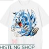 Blue Eyes White Dragon T-Shirt Anime Harajuku Art Shirt