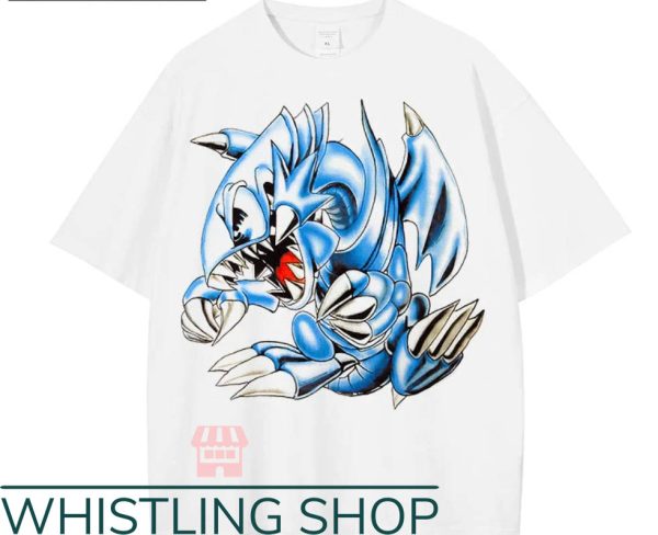 Blue Eyes White Dragon T-Shirt Anime Harajuku Art Shirt