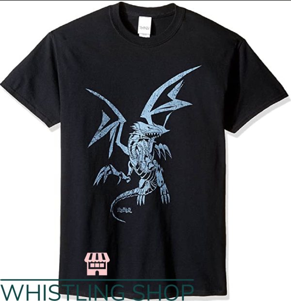Blue Eyes White Dragon T-Shirt Dragon Is Flying Art Shirt