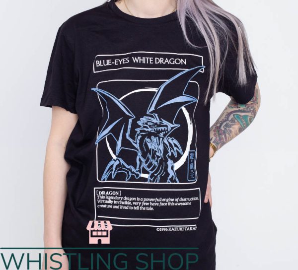 Blue Eyes White Dragon T-Shirt Dragon Meaning Art Shirt