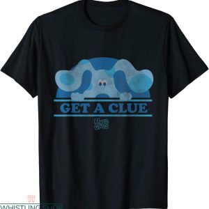 Blues Clues Birthday T-shirt Blue Character Get A Clue Retro