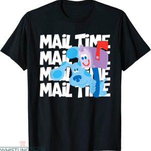 Blues Clues Birthday T-shirt Mail Time With Blues Clues