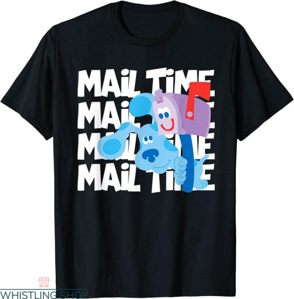 Blues Clues Birthday T-shirt Mail Time With Blues Clues